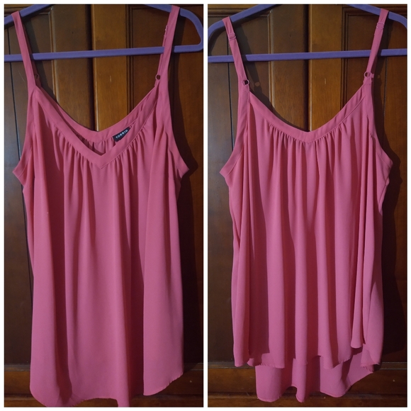 TORRID Sophie Georgette Swing Tunic Cami Size 2X - Picture 4 of 5